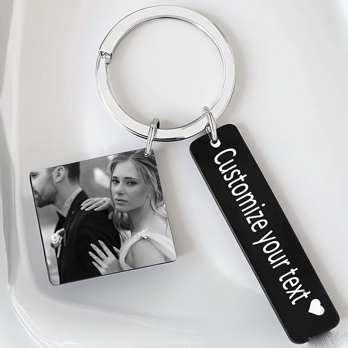 Chaveiro personalizado em aço  - Initial Ring Custom avaliação e preço