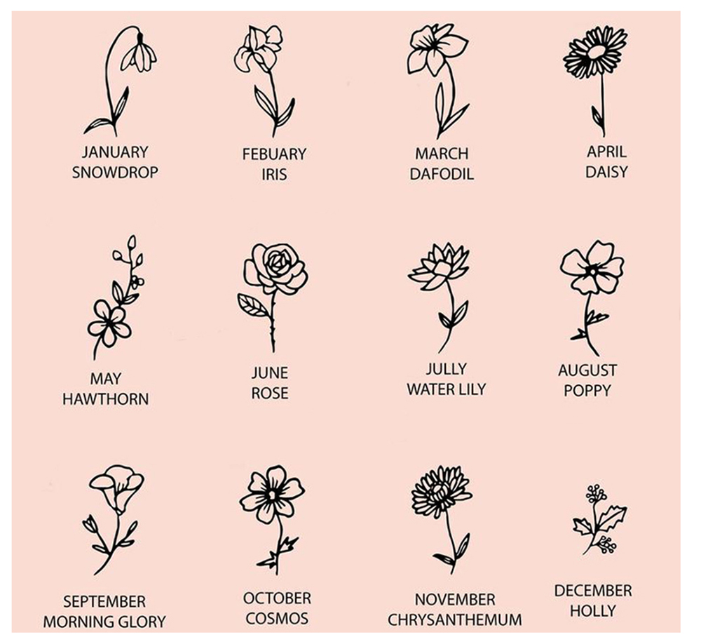 Unift nome personalizado flor  - Birth Flower Necklace avaliação e preço